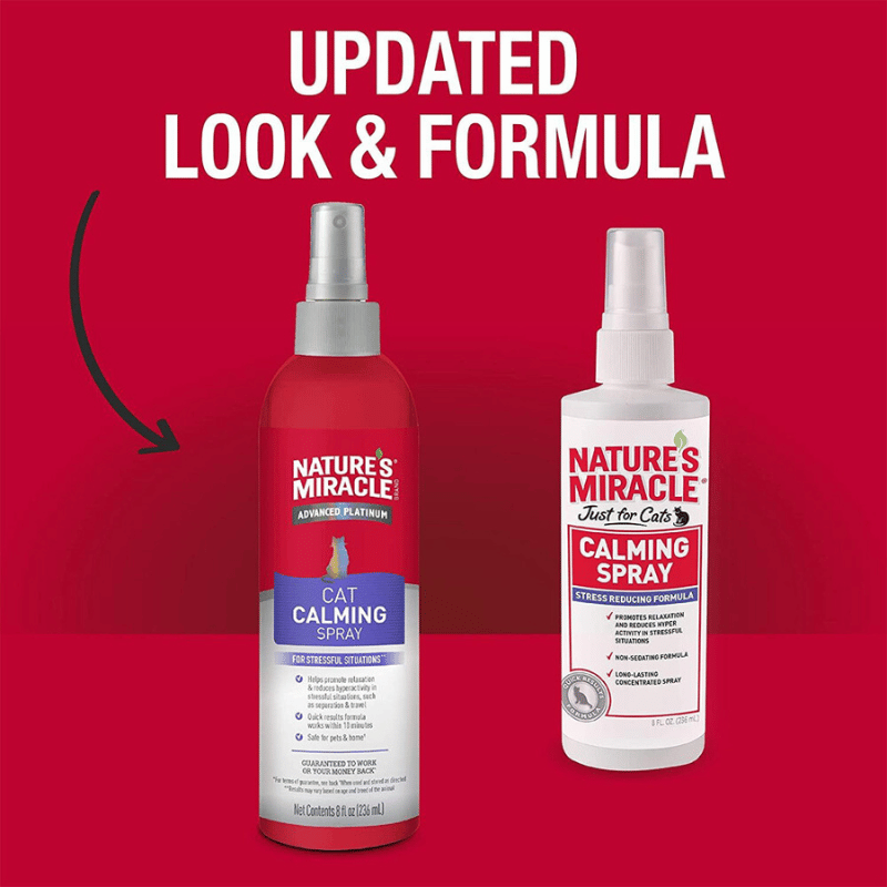 Calmante Antiestrés Para Gatos Calming Spray Nature's Miracle - Imagen 3