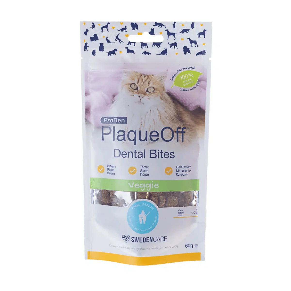 Proden Plaqueoff Bites Gatos 60 Grs