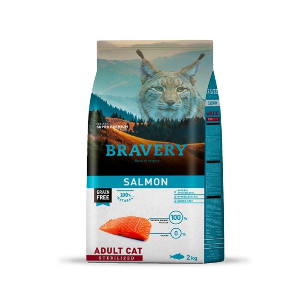Bravery gato sterelized salmon 7kg