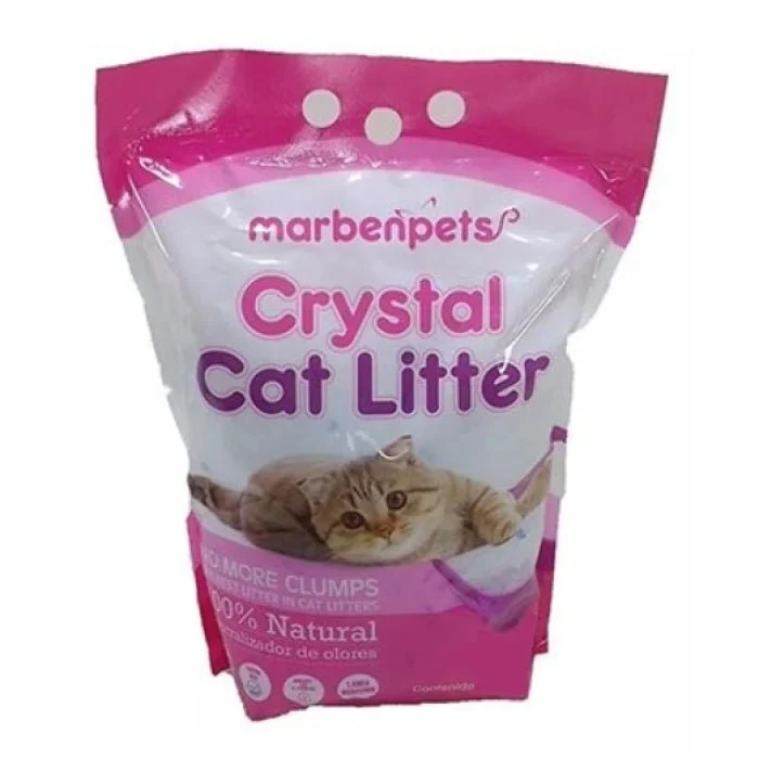arena cristal gatos cristal marben pets 3kg