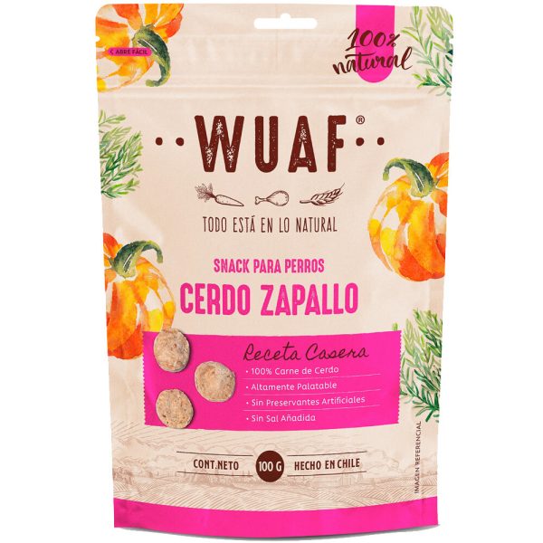 Wuaf cerdo zapallo 100gr