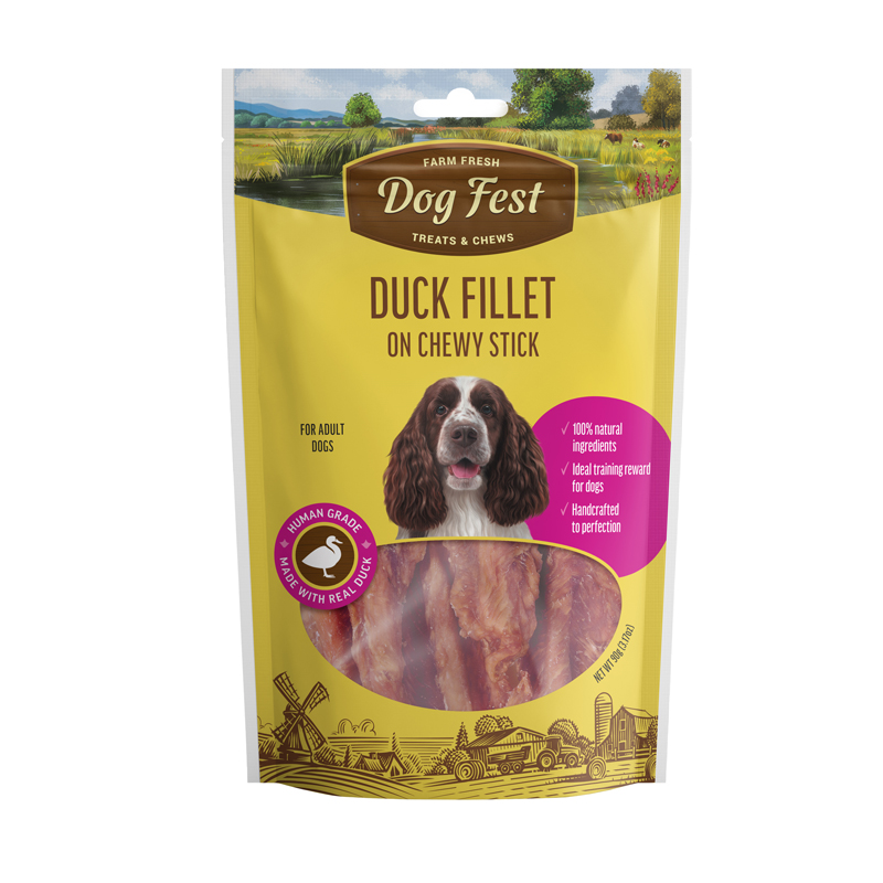 DogFest Filete de Pato en Barra Masticable 90Gr