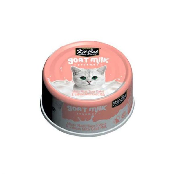 lata kitcat goat milk gourmet 70gr Atun/Salmon