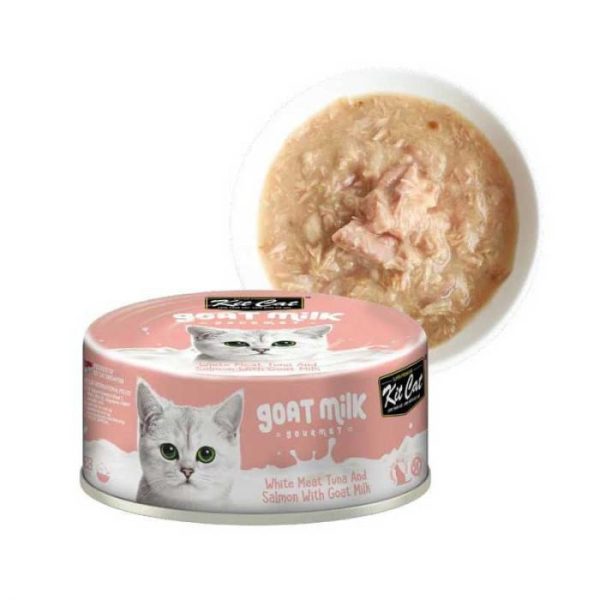lata kitcat goat milk gourmet 70gr Atun/Salmon