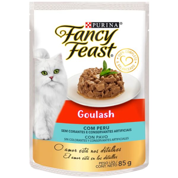 Purina fancy feast goulash pavo 85g