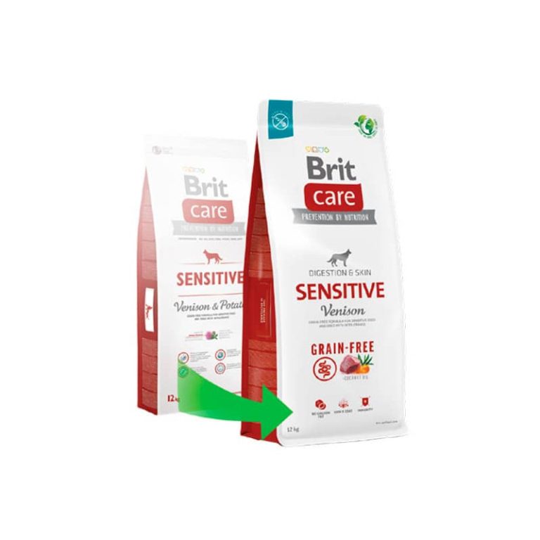 brit care perro gf sensitive venison 12kg - Happy Mascota