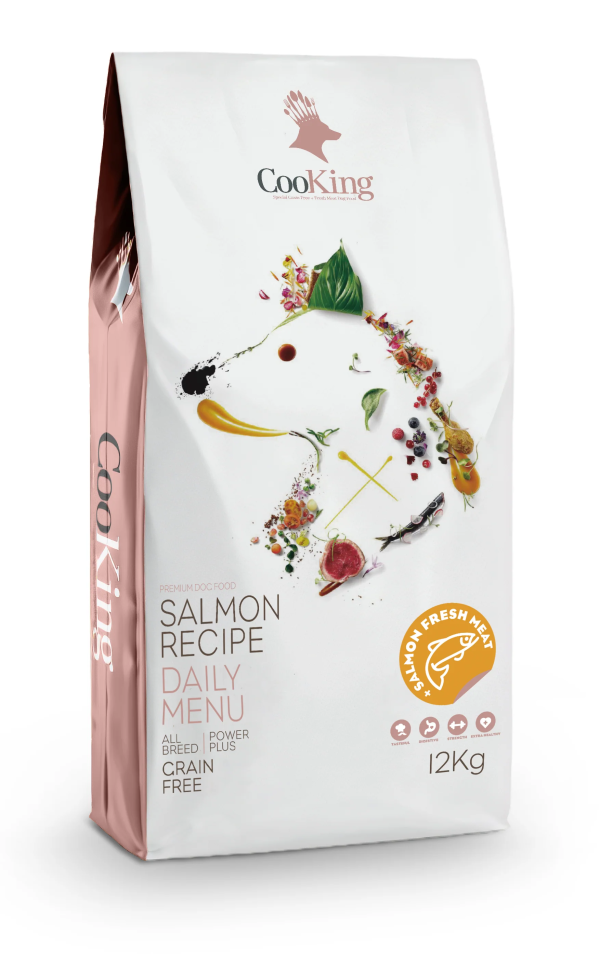 Alimento Grain Free Cooking perro salmon 12kg