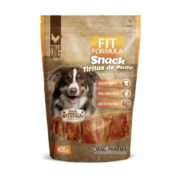 Fit formula snack perro tirita pollo 400g