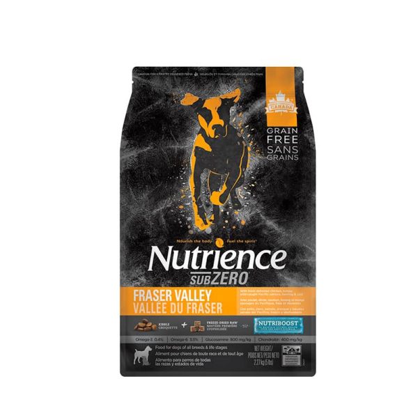 Nutrience subzero dog fraser valley 2.27kg