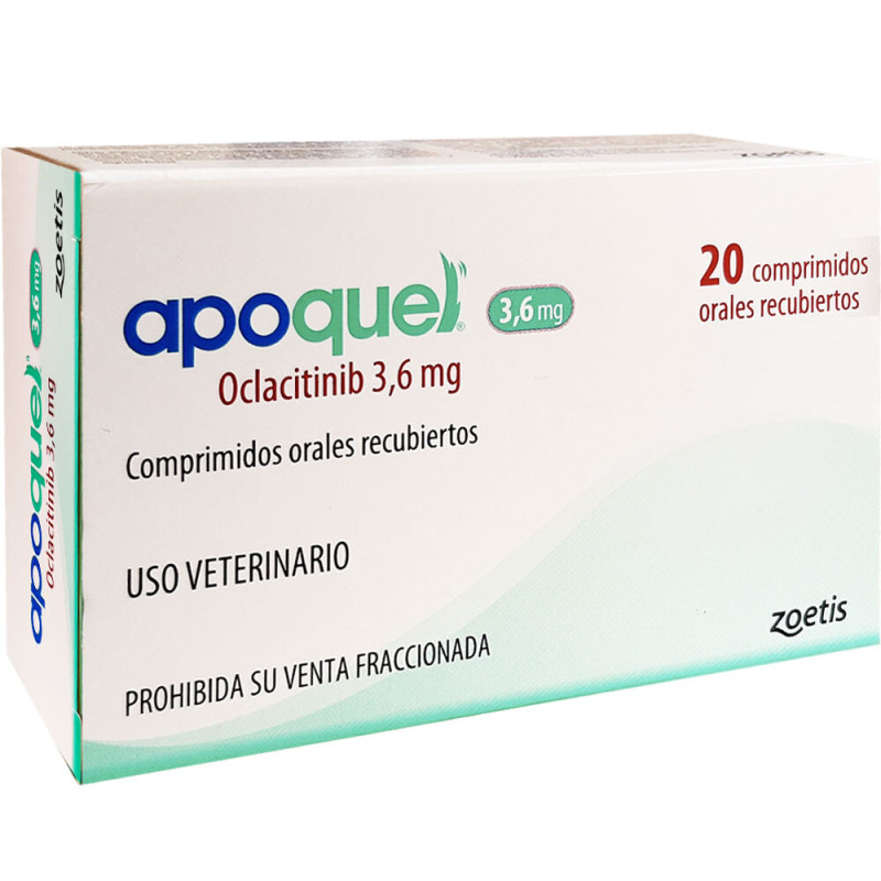 Apoquel 3.6mg 20 com (receta medica )