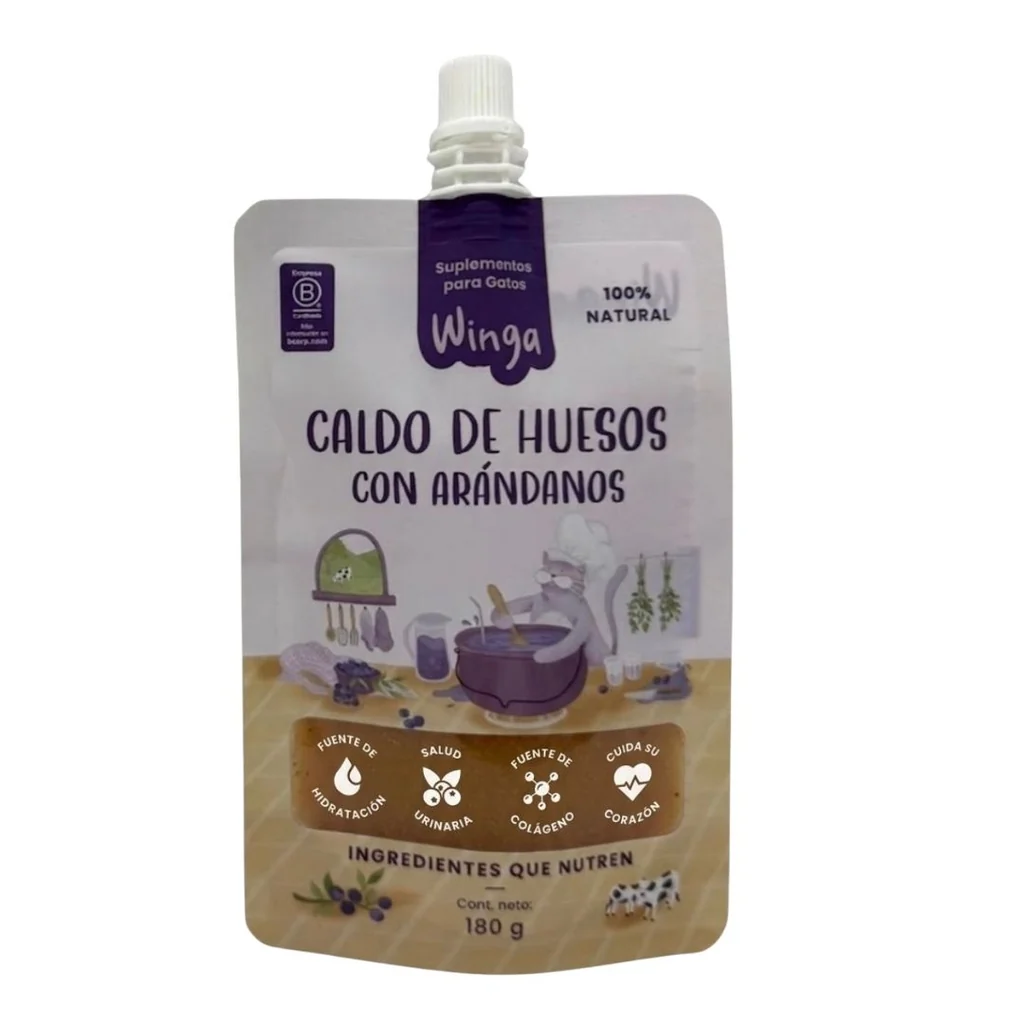 Winga Gato Pouch Caldo de Huesos 180gr