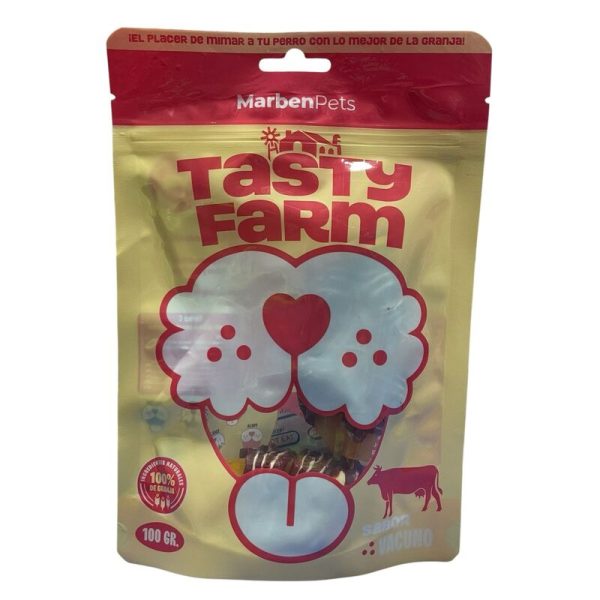 Snack tasty farm Papas dulce envuelta en vacuno 100gr