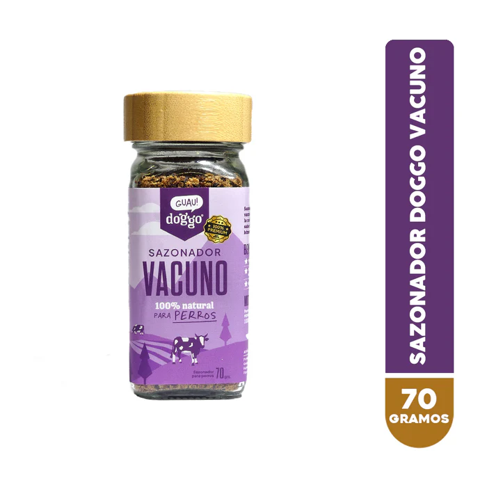 Doggo Snack para Perros Sazonador de Vacuno 70gr