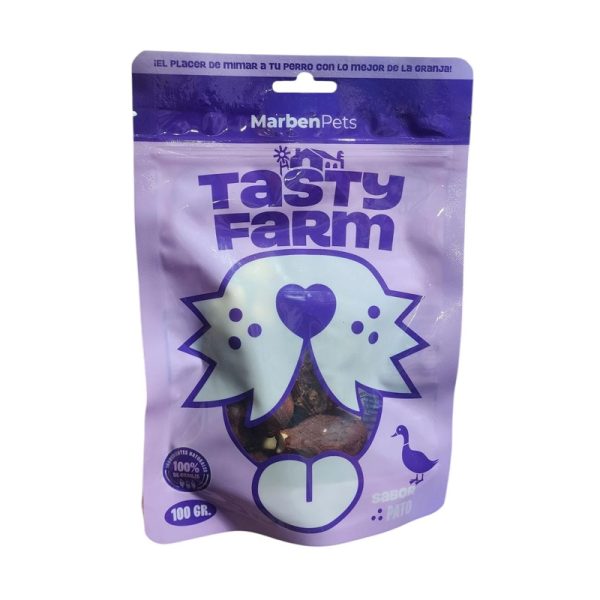 Snack tastyfarm Trutos de pato con hueso de calcio 100gr