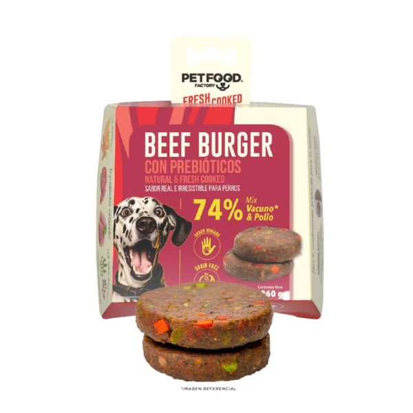 Petfood Hamburguesas Vacuno 260 gr