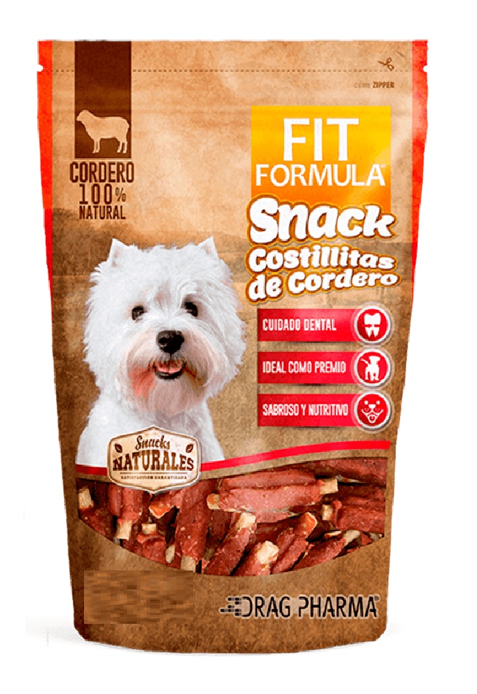 snack fit formula perros  costillitas de cordero 100gr