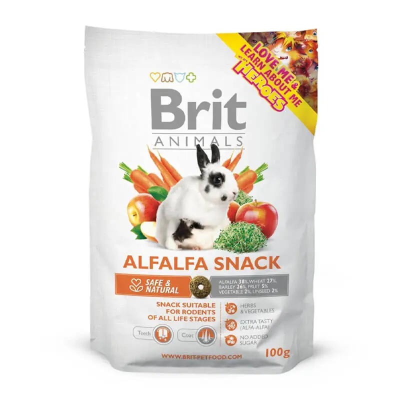 Brit care animals Alfafa Snack 100gr