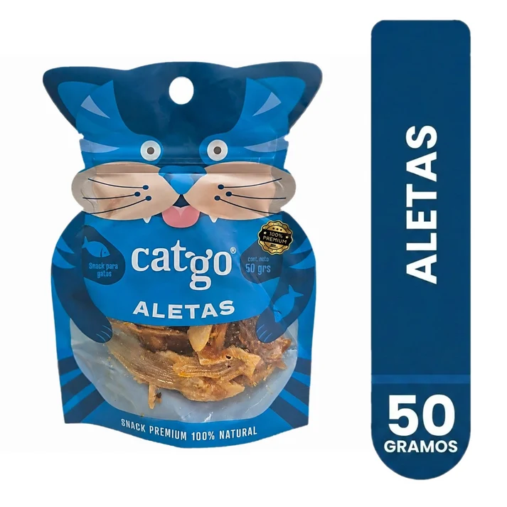 catgo Snack para Gatos Aletas 50gr