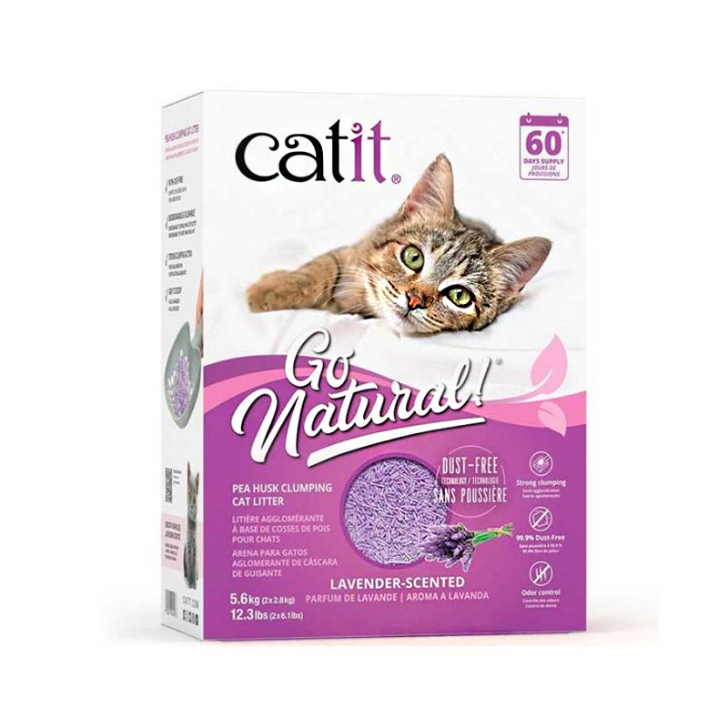 Catit Go Natural Arena Biodegradable Lavanda – 5,6kgs