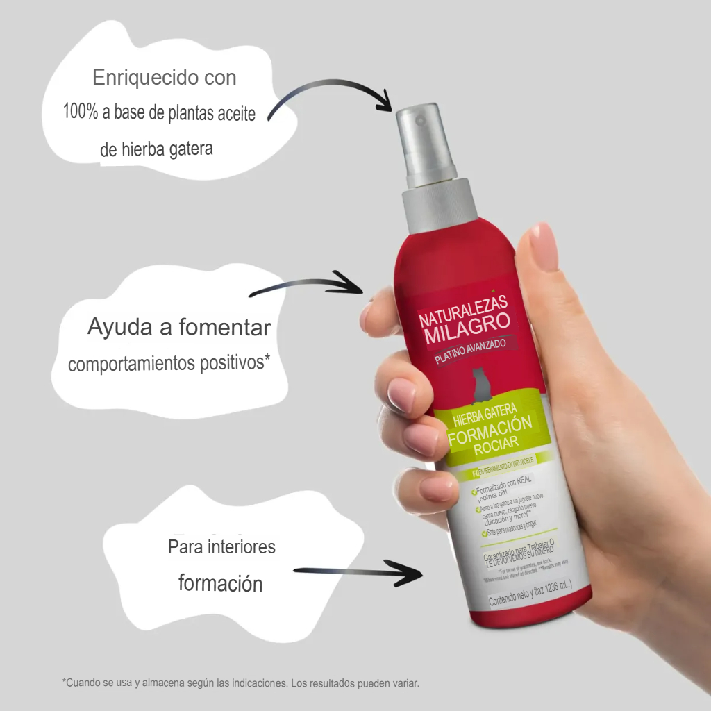 natures miracle catnip spray 236ml - Imagen 5