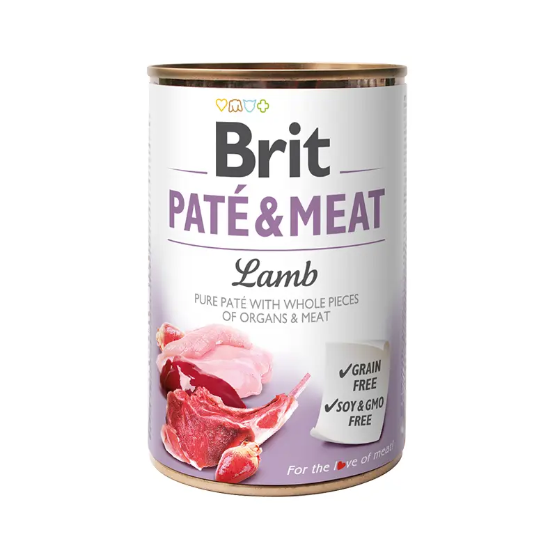 brit care lata perro Pate Meat Lamb 400gr
