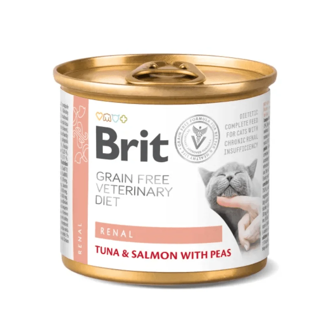 Brit GF Veterinary Diet Gato Lata Renal 200g