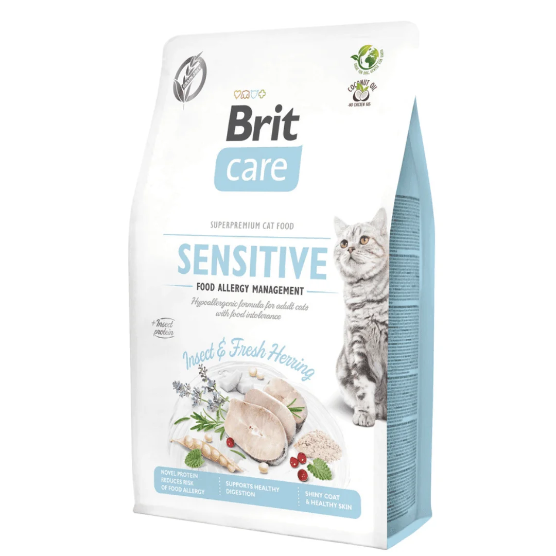 Brit care gato gf sensitive food allergy management 2kg
