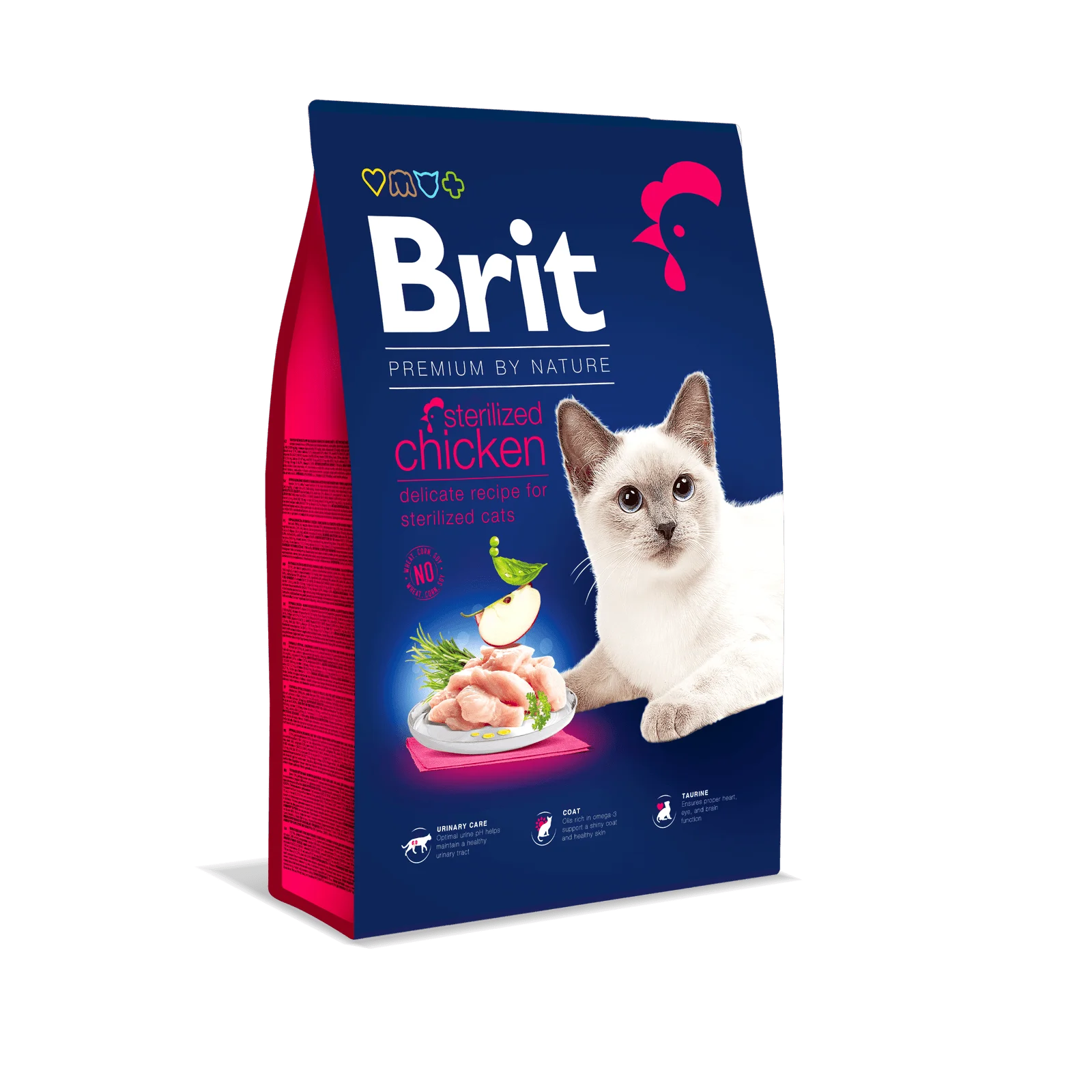 Brit care gato Premium By Nature Sterilizado Chicken 1.5kg