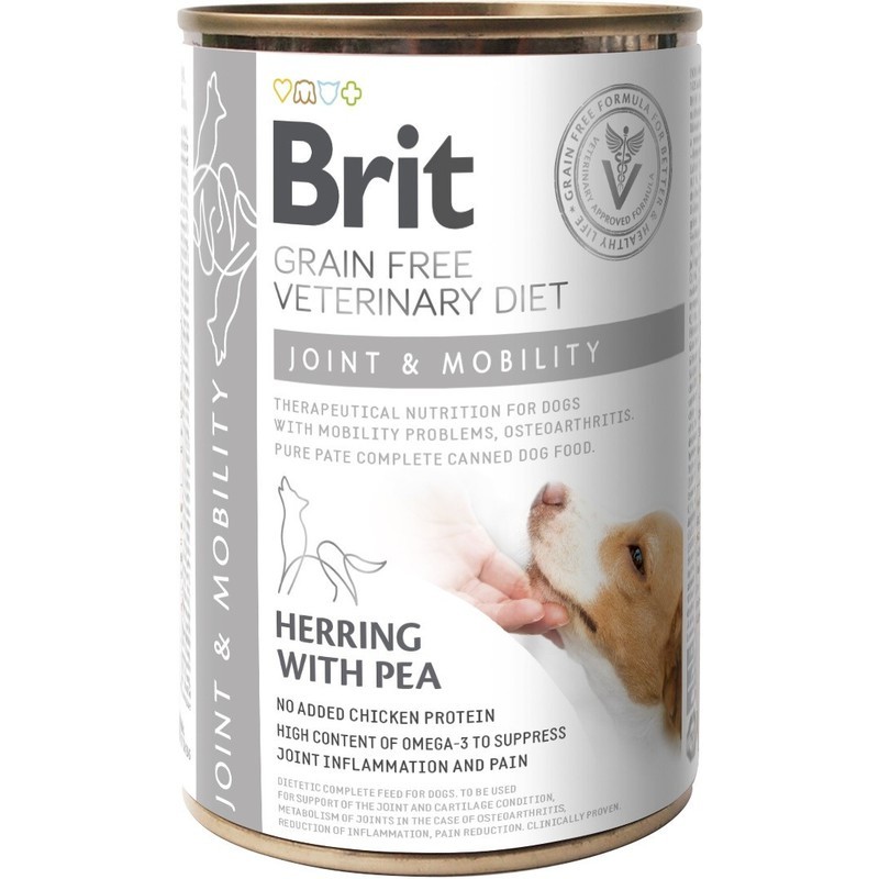 Brit GF Veterinary Diets Lata para Perros Articulaciones y Movilidad 400 g