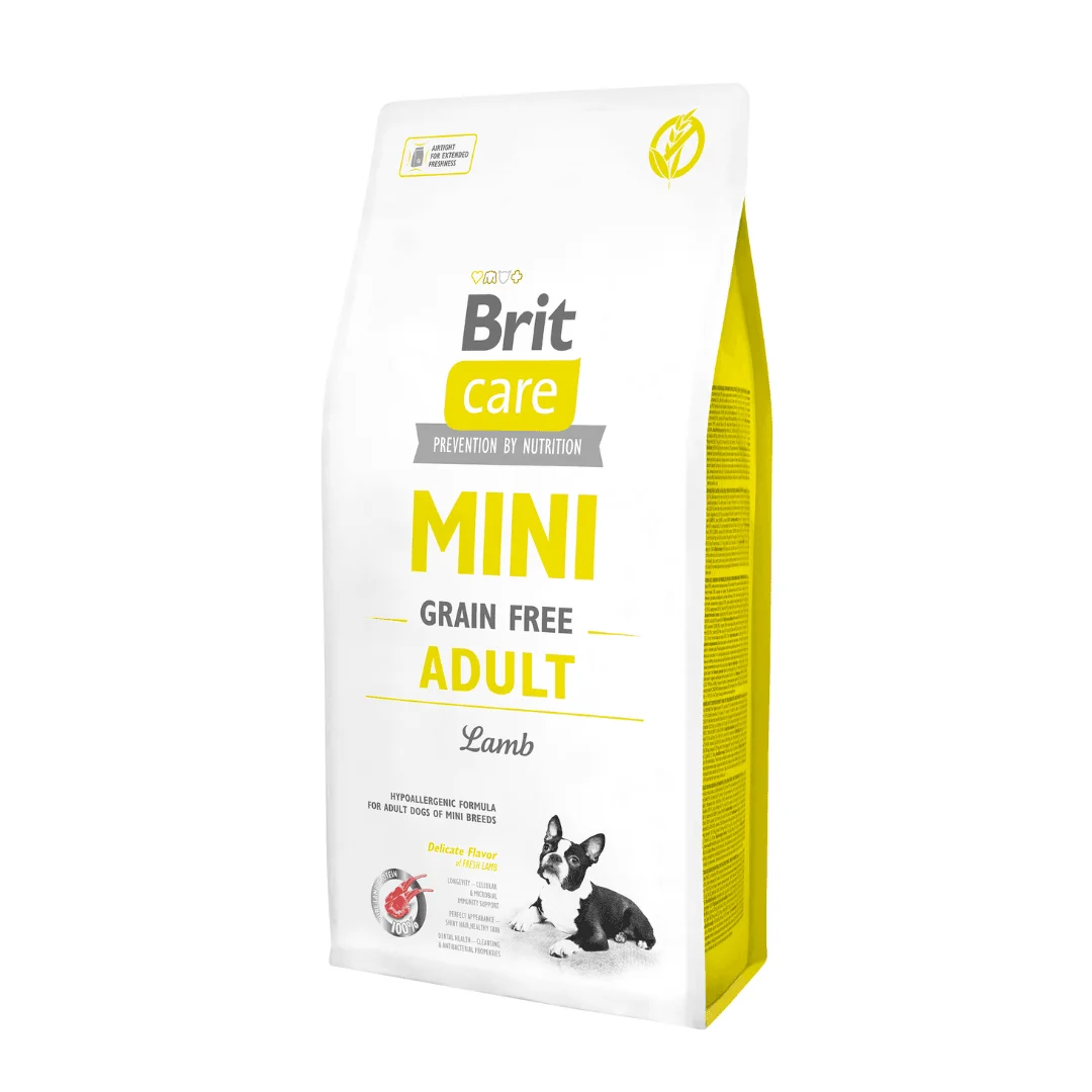 brit perro mini gf adult lamb 2kg