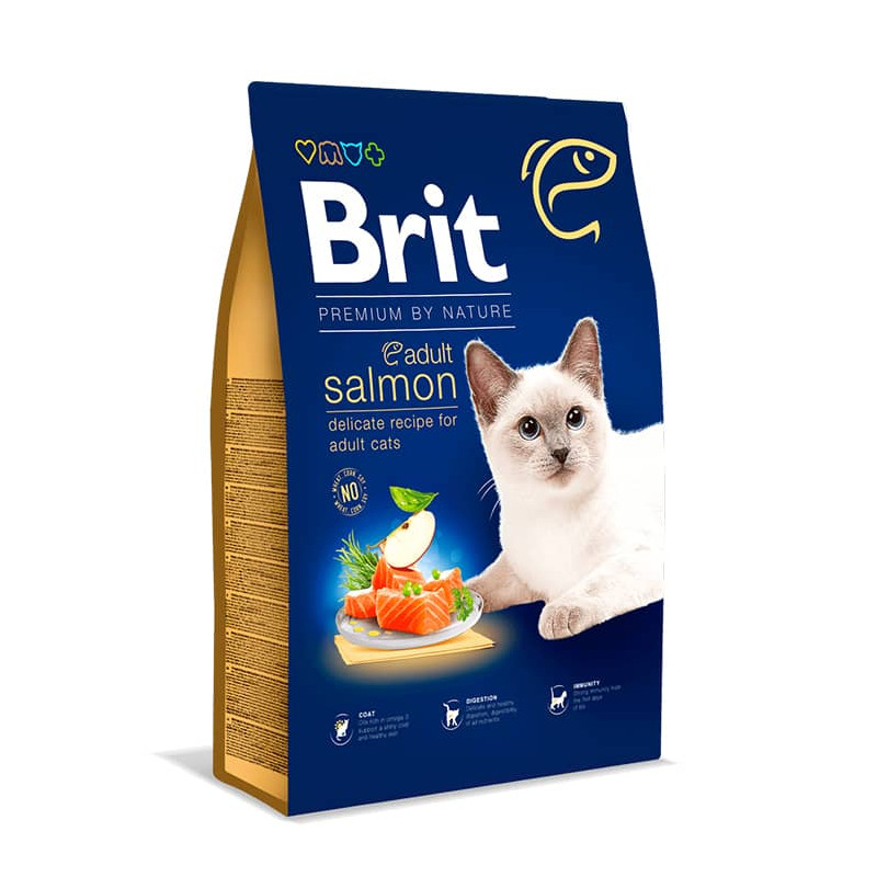 Brit care gato Premium By Nature Adult Salmon 1.5kg