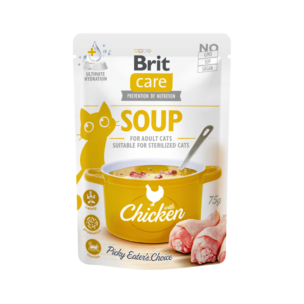 Brit Care Cat Soup Chicken 75gr