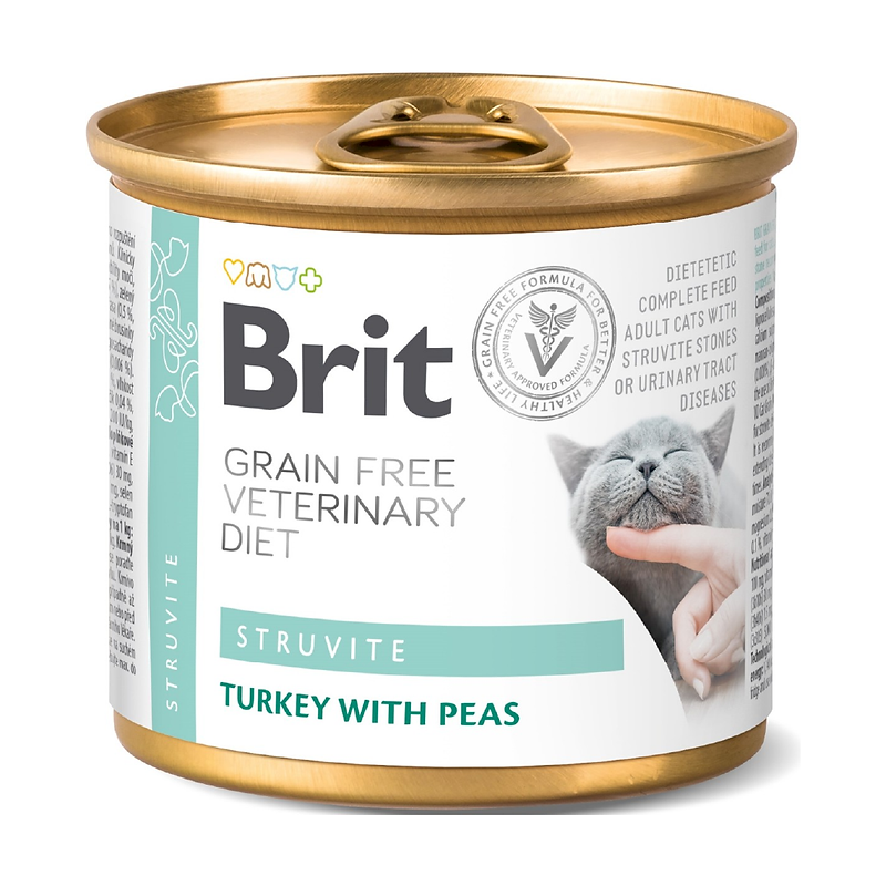 Brit Veterinary Diet Cat Lata Struvite 200 grs
