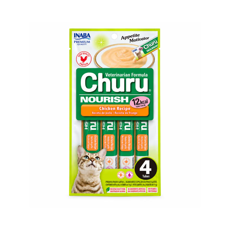 Churu gatos Nourish Pollo 4 tubos