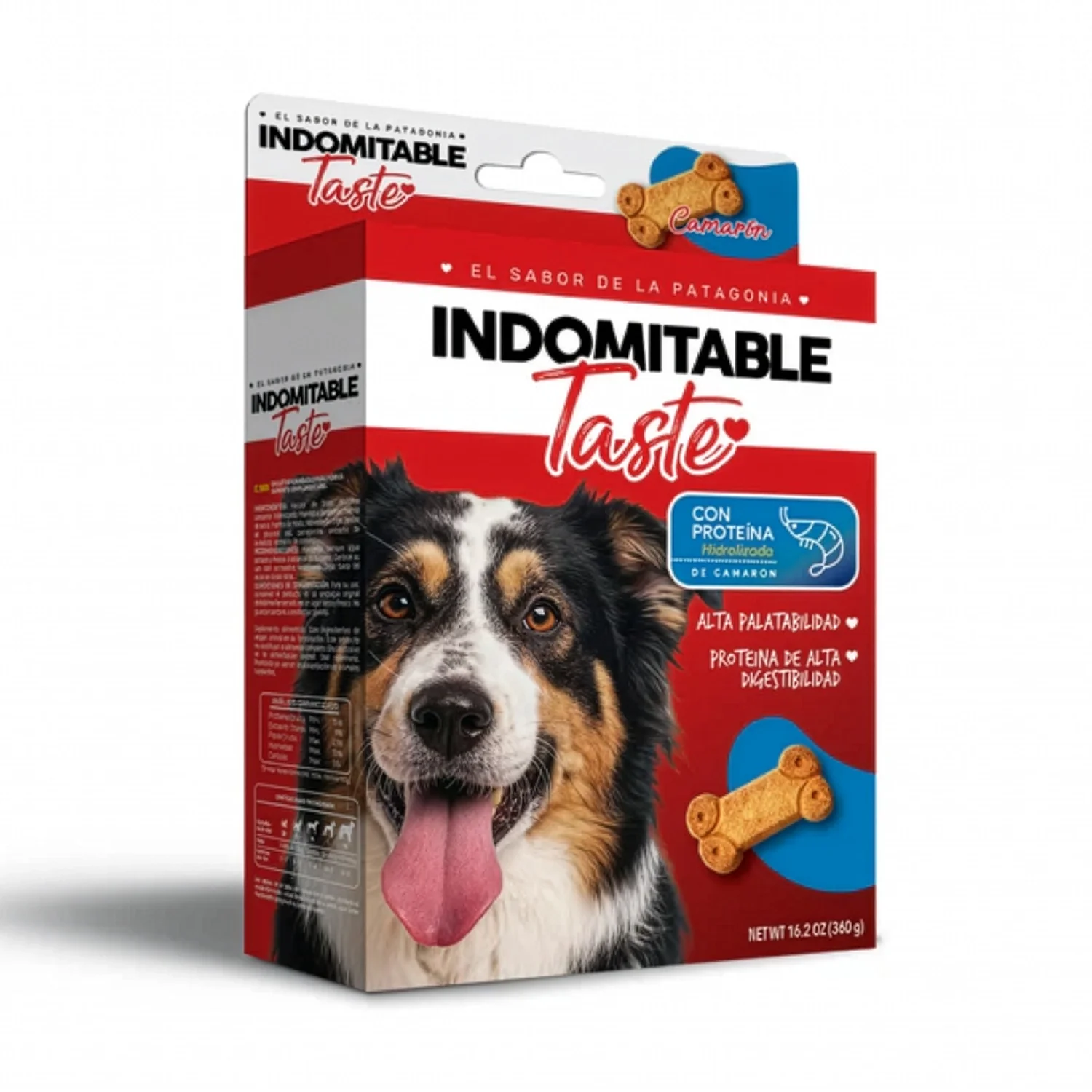 Indomitable galleta para perros  Taste Camaron 360gr