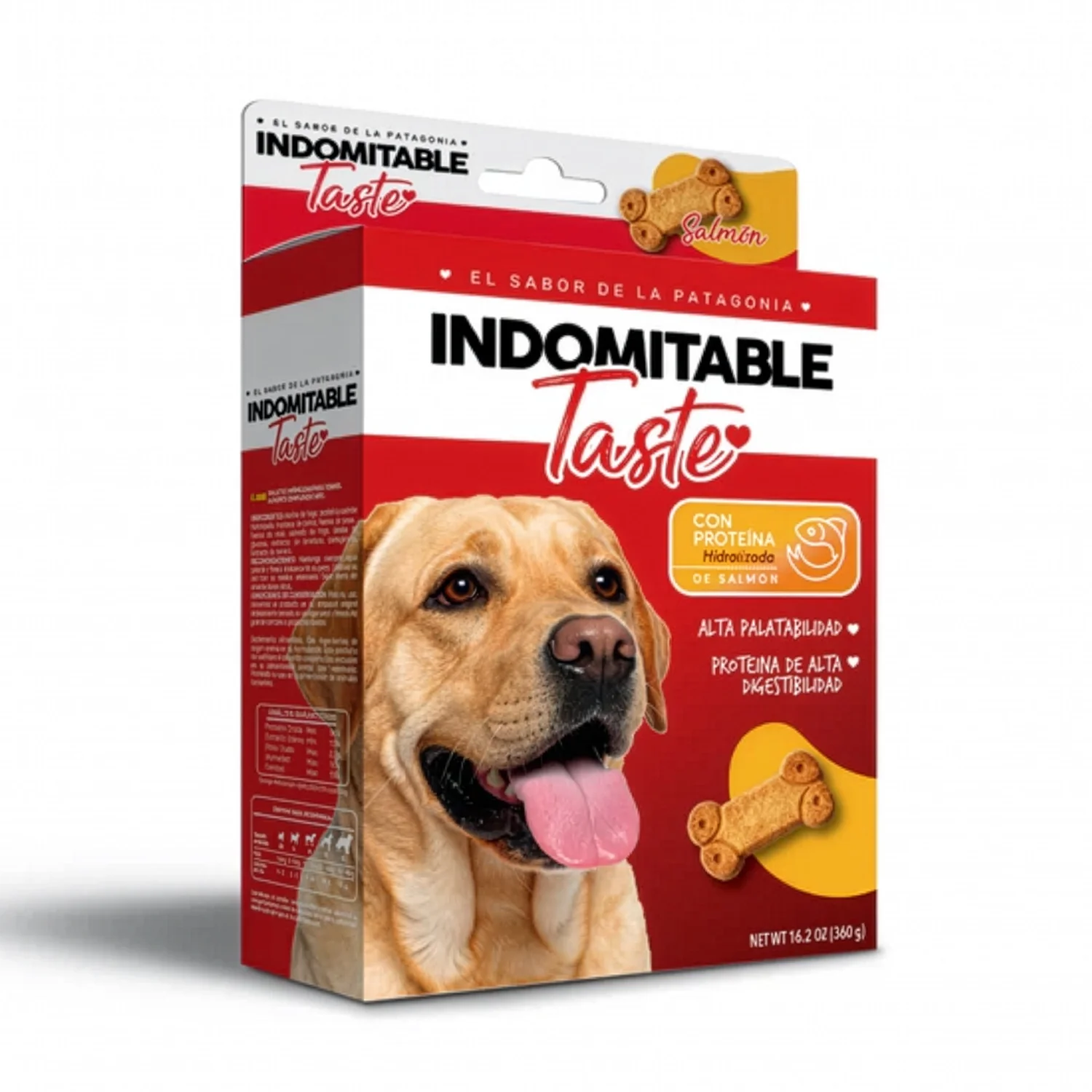 Indomitable galleta Taste Salmon 360gr