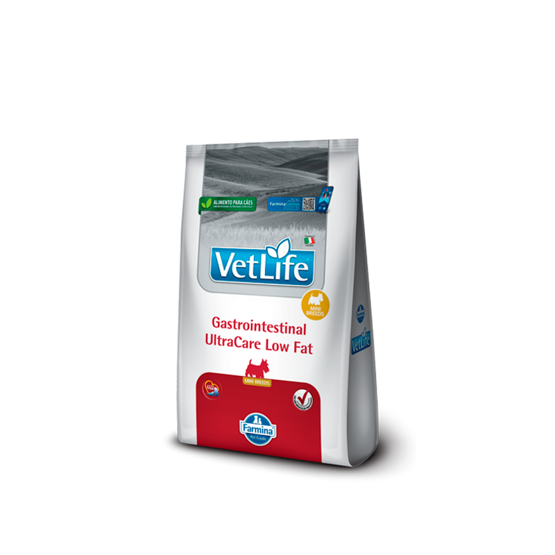 vetlife perro  gastrointestinal ultra care  low fat mini 1.5kg