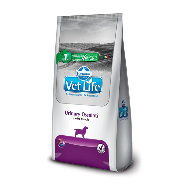 alimento vetlife perro urinary ossalati 2kg